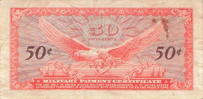 USA MPC Series 641 p.M60 50 Cents 1965 VF-